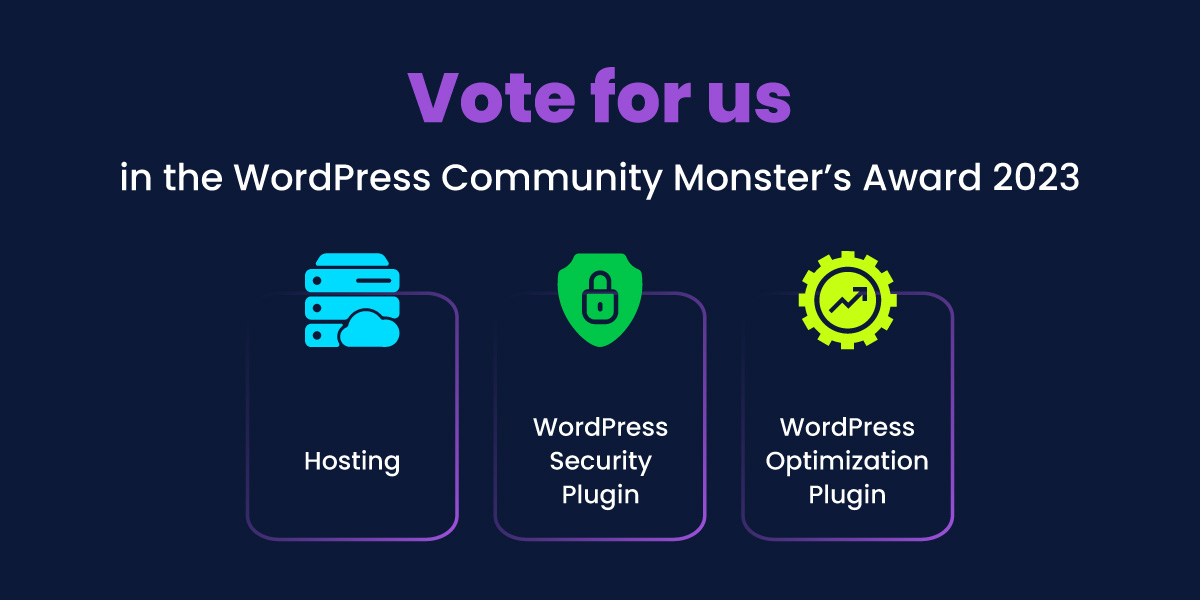 Support SiteGround's WordPress plugins in the Monster's Awards 2023